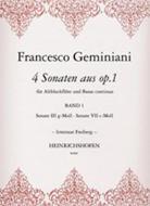 4 Sonaten aus op. 1 Band 1 