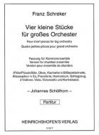 4 kleine Stücke für großes Orchester 