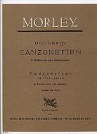 Dreistimmige Canzonetten 