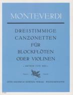 Dreistimmige Canzonetten 