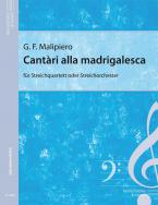 Streichquartett Nr. 3 Cantàri alla madrigalesca 