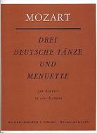 3 deutsche Tänze und Menuette 