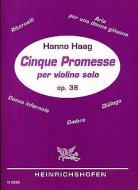 Cinque Promesses per Violino solo op. 38 