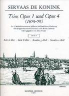 Trios op. 1 und op. 4 Heft 3 
