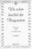 Wie schön leuchtet der Morgenstern 