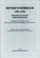 Heinrich Simbriger (1903-1976). Werkverzeichnis 