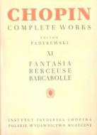Fantasia, Berceuse, Barcarolle 