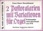 2 Pastoralarien mit Variationen 