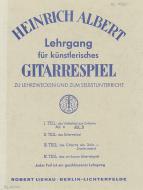Lehrgang für künstlerisches Gitarrespiel Teil 1/Heft 1b 