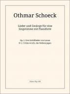 Trübe wird's, die Wolken jagen op. 2/2 