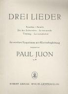 Drei Lieder für mittlere Stimme und Klavier op. 99 