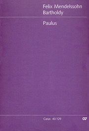 Paulus op. 36 - Partitur (Leinen) von Felix Mendelssohn Bartholdy 