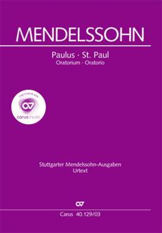 Paulus op. 36 - Klavierauszug, deutsch / englisch von Felix Mendelssohn Bartholdy 