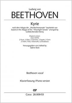 Kyrie nach dem Adagio der 'Mondscheinsonate' von Ludwig van Beethoven 