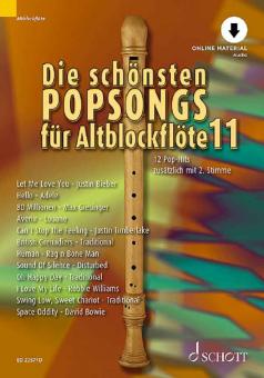 Die schönsten Popsongs für Alt-Blockflöte Band 11 im Alle Noten Shop kaufen