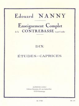 10 Etudes Caprices von Edouard Nanny 