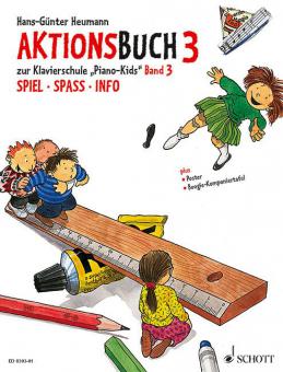 Piano Kids Aktionsbuch 3 von Hans-Günter Heumann 
