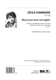 Messe für zwei Frauenstimmen und Orgel op.167 von Cecile Chaminade 