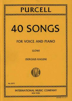 40 Lieder für tiefe Stimme und Klavier