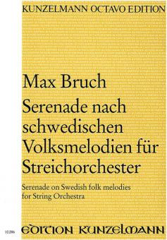 Serenade nach schwedischen Melodien von Max Bruch für Streichorchester im Alle Noten Shop kaufen (Partitur)