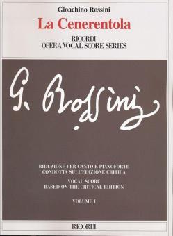 La Cenerentola Vocal Score Critical Edition 2 Volume Set (G. Rossini) 