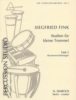 Studien für kleine Trommel Heft 2 (Siegfried Fink) 