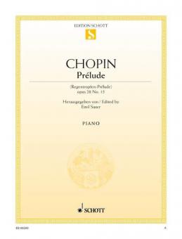 Prélude Des-Dur op. 28/15 von Frédéric Chopin 