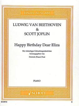 Happy Birthday Dear Eliza von Scott Joplin 