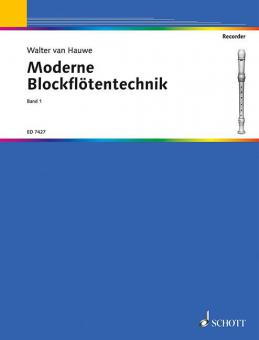 Moderne Blockflötentechnik Band 1 von Walter van Hauwe im Alle Noten Shop kaufen