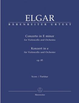 Konzert in e-Moll op. 85 von Edward Elgar für Violoncello und Orchester im Alle Noten Shop kaufen (Partitur)