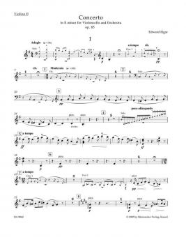 Konzert in e-Moll op. 85 von Edward Elgar für Violoncello und Orchester im Alle Noten Shop kaufen (Einzelstimme) - BA9040-75