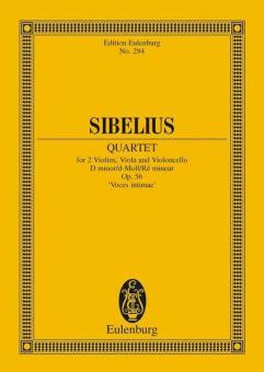 Streichquartett d-Moll op. 56 von Jean Sibelius im Alle Noten Shop kaufen
