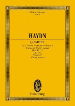 Streichquartett C-Dur, Kaiserquartett op. 76/3 Hob. III:77 von Joseph Haydn im Alle Noten Shop kaufen