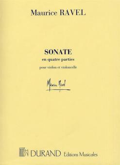 Sonate en Quatre Parties pour Violon et Violoncel
