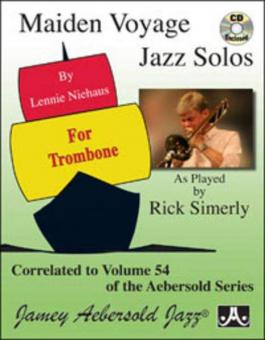 Aebersold Vol. 54 Maiden Voyage Jazz Solos For Trombone von Lennie Niehaus 