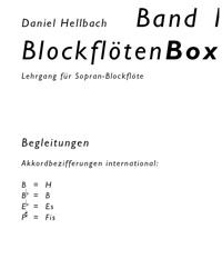 BlockflötenBox Band 1 von Daniel Hellbach im Alle Noten Shop kaufen (Einzelstimme)