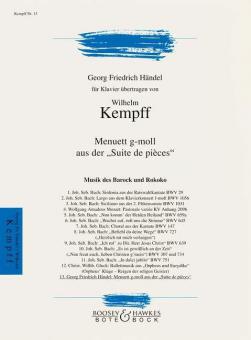 Menuett g-Moll von Georg Friedrich Händel 
