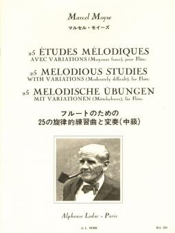 25 Etudes Melodiques avec Variations