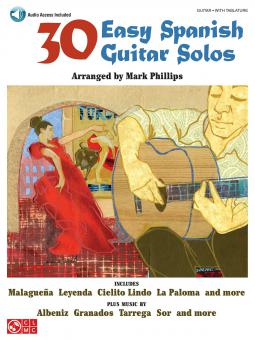 30 Easy Spanish Guitar Solos von Mark Phillips 