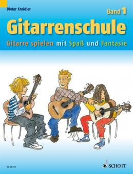 Gitarrenschule 1 + Gitarren-Notenfinder von Dieter Kreidler 