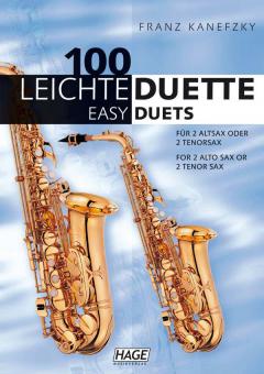 100 Leichte Duette für 2 Saxophone von Franz Kanefzky 