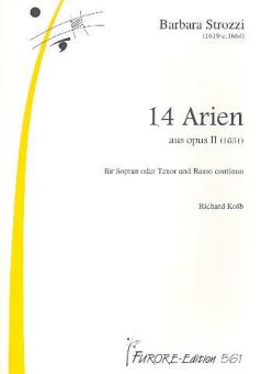 14 Arien aus op.2 von Barbara Strozzi 
