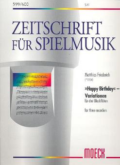 Happy Birthday Variationen (Matthias Friederich) 