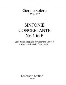 Sinfonie Concertante No.1 In F