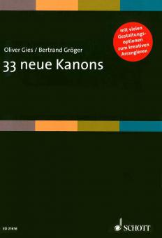33 neue Kanons von Oliver Gies 