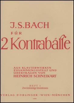 Übungsmusik für 2 Kontrabässe Heft 1