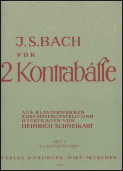 Übungsmusik für 2 Kontrabässe Heft 3