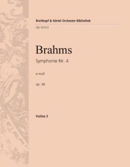 Symphonie Nr. 4 e-moll op. 98 von Johannes Brahms 