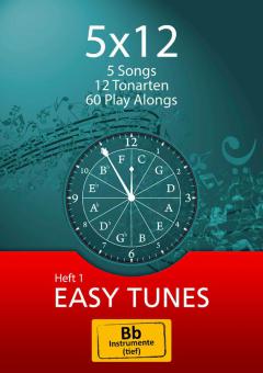 5x12 - Easy Tunes - Bb-Instrumente - TIEF von Stewart Burgess 