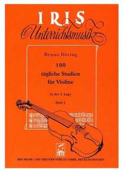 100 tägliche Studien für Violine Heft 2 von Bruno Döring im Alle Noten Shop kaufen